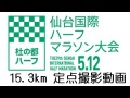 2019年5月12日　第29回　仙台国際ハーフマラソン　15 3km付近定点撮影